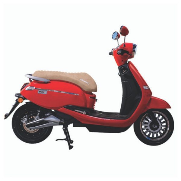 Motocicleta eléctrica Ebroh SPUMA Li roja