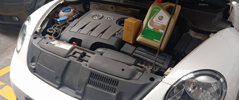 cambio de aceite de motor